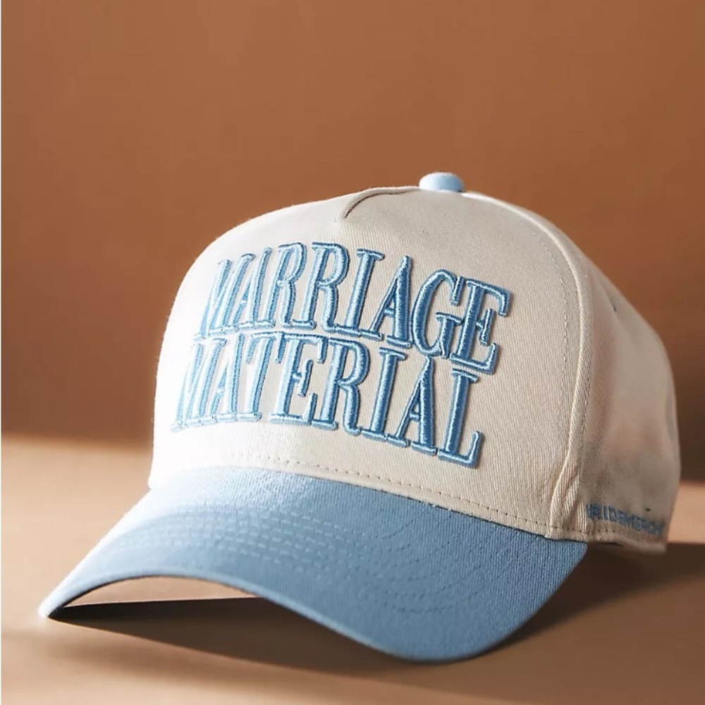BRIDEMERCH Marriage Material Baseball Cap